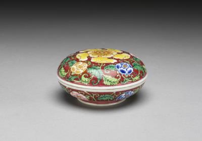 图片[2]-Box with flowers in painted enamels, Qing dynasty, Kangxi reign (1662-1722)-China Archive